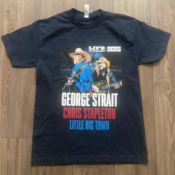 Suna Other - George Strait Chris Stapleton Tour 2025 Graphic Tee Country Concert M